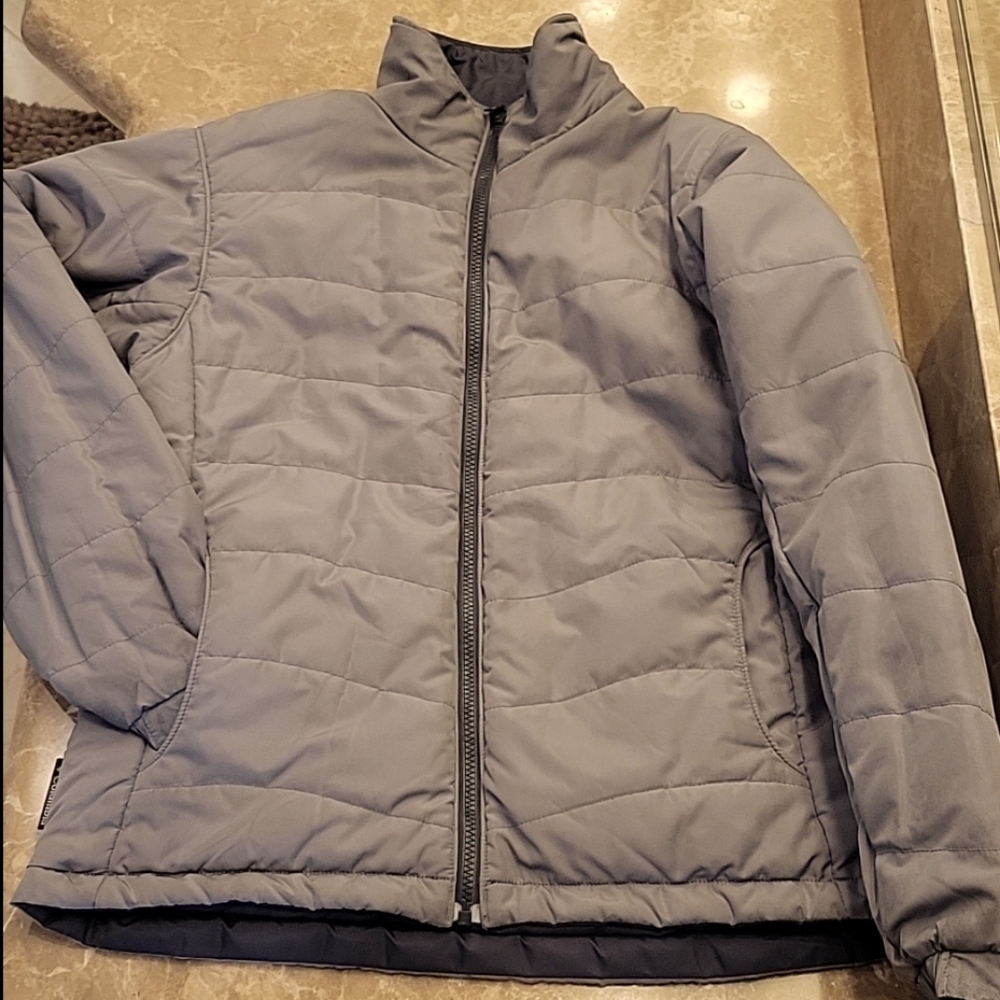 Columbia Women's Reversible Medium Gray/Dark Gray Ski Jacket, M - Picture 12 of 16